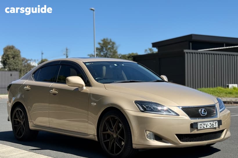 Beige 2007 Lexus IS250 Sedan X