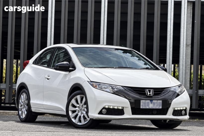 White 2012 Honda Civic Hatchback Vti-L