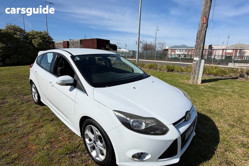 White 2013 Ford Focus Hatchback Sport