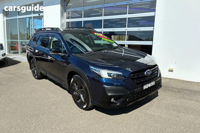 Blue 2021 Subaru Outback Wagon Awd Sport