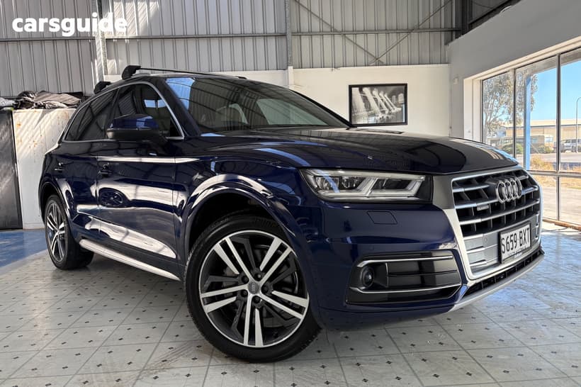 Blue 2018 Audi Q5 Wagon 2.0 Tdi Quattro Sport