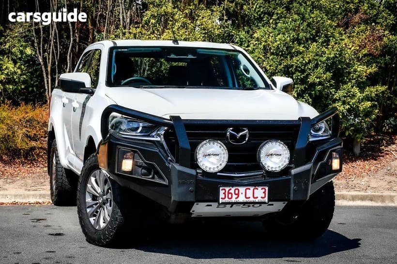 White 2021 Mazda BT-50 Dual Cab Pick-up Xt (4X4)