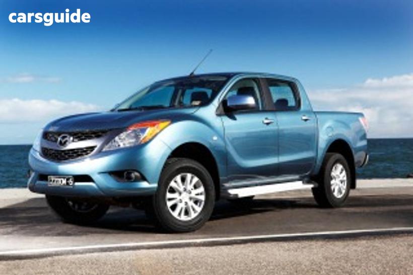 White 2012 Mazda BT-50 Dual Cab Utility Xtr (4X4)