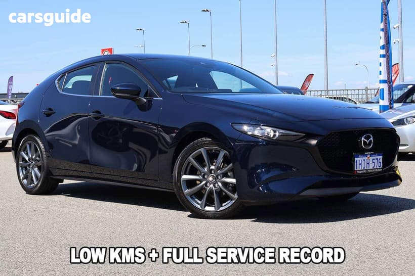 Blue 2021 Mazda 3 Hatchback G25 Evolve