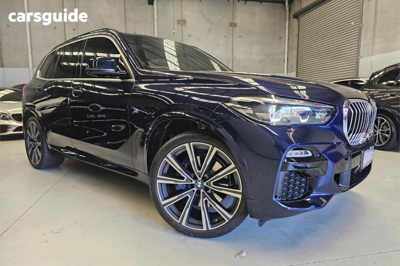 Blue 2021 BMW X5 Wagon Xdrive40I M Sport