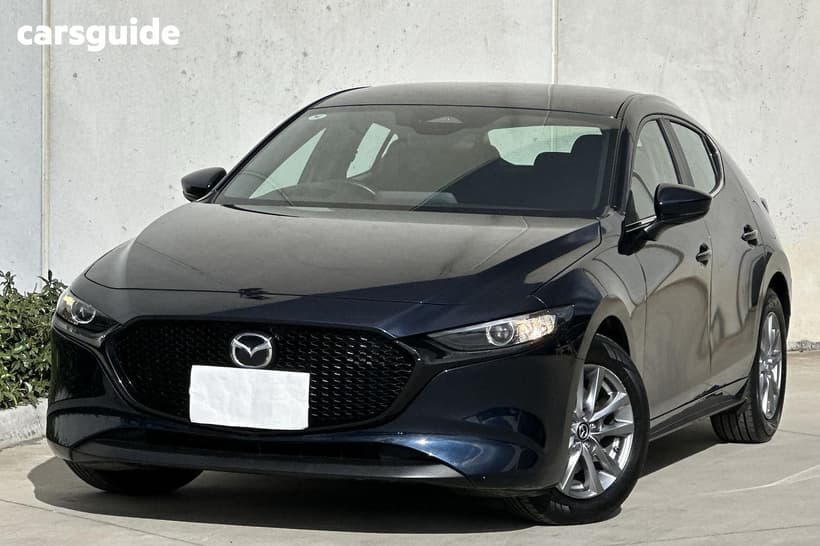 Blue 2024 Mazda 3 Hatchback G20 Pure