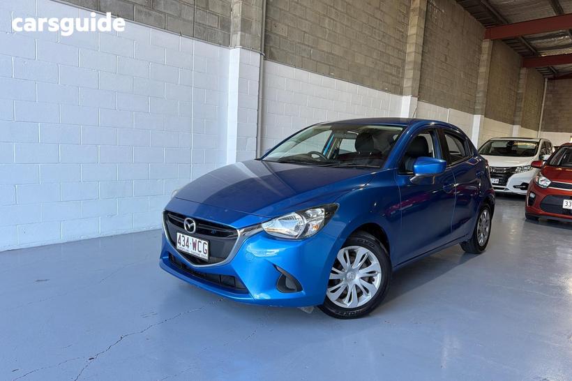 Blue 2015 Mazda 2 Hatchback Neo