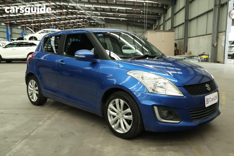 Blue 2015 Suzuki Swift Hatchback Gl Navi Aw