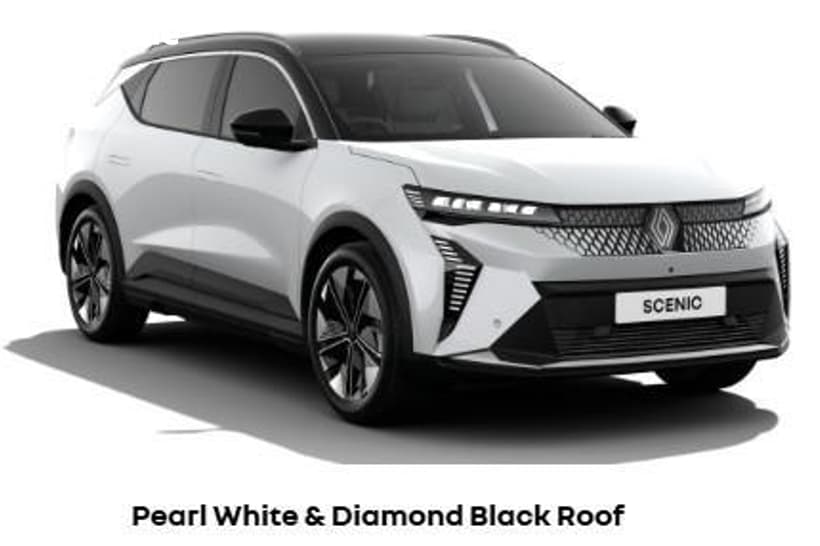 White 2025 Renault Scenic E-Tech SUV TECHNO LONG RANGE EV87 F