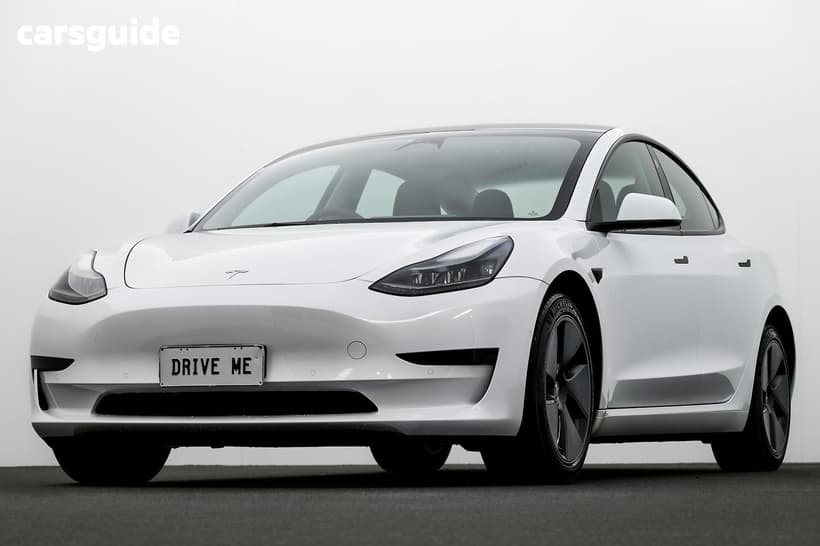 White 2023 Tesla Model 3 Sedan Rear-Wheel Drive