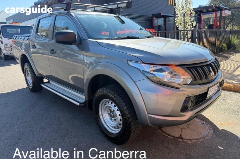 Grey 2016 Mitsubishi Triton Dual Cab Utility Glx (4X4)