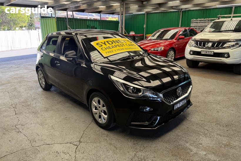 Black 2020 MG MG3 Hatchback Core