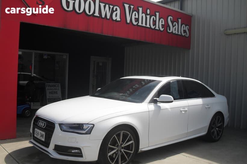 White 2015 Audi A4 Sedan 2.0 Tfsi S-Line Quattro
