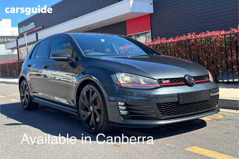 Grey 2014 Volkswagen Golf Hatchback Gti Performance