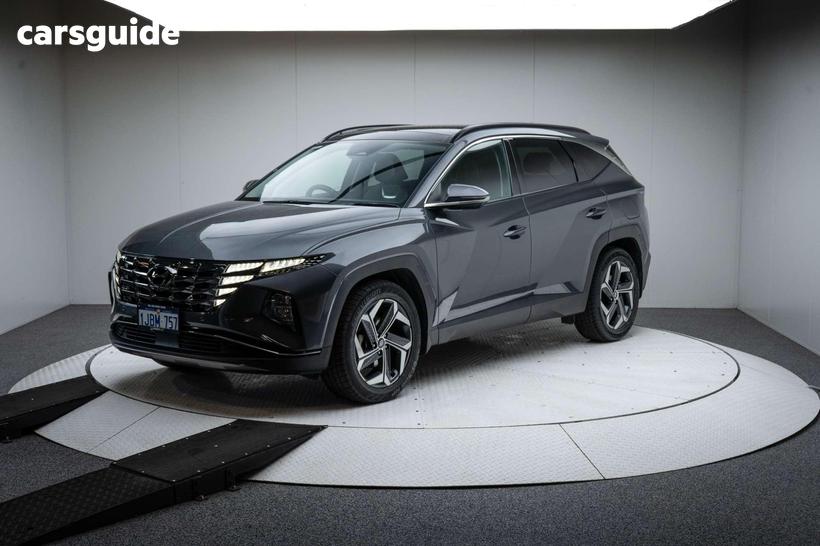 Grey 2022 Hyundai Tucson Wagon Highlander (Awd)