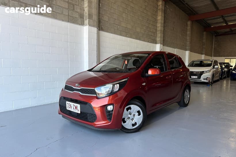 Orange 2020 Kia Picanto Hatchback S