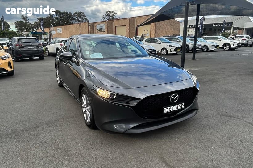 Grey 2021 Mazda 3 Hatchback G20 Pure