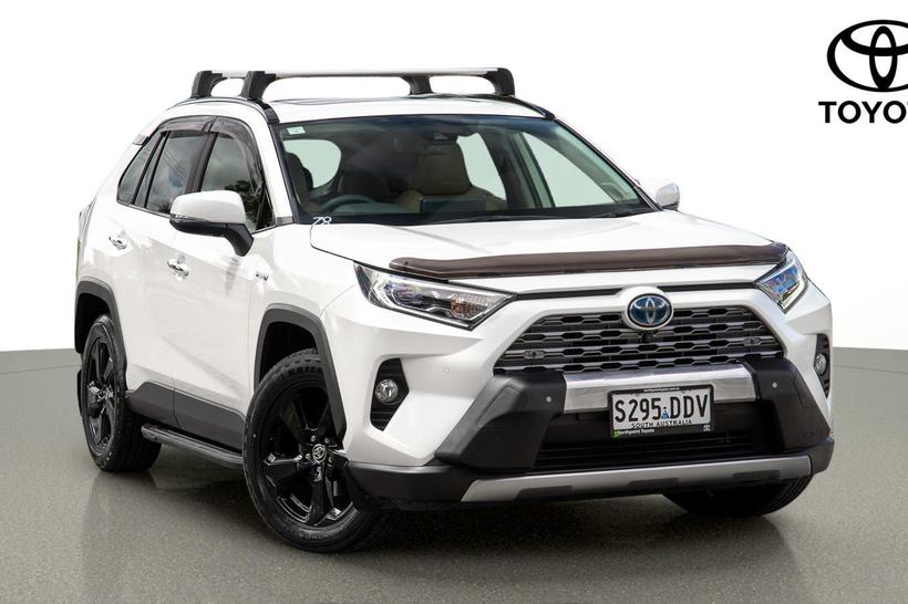 White 2020 Toyota RAV4 Wagon Cruiser (Awd) Hybrid