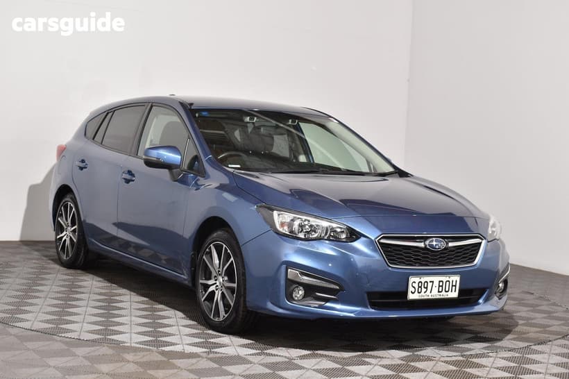Blue 2017 Subaru Impreza Hatchback 2.0L (Awd)