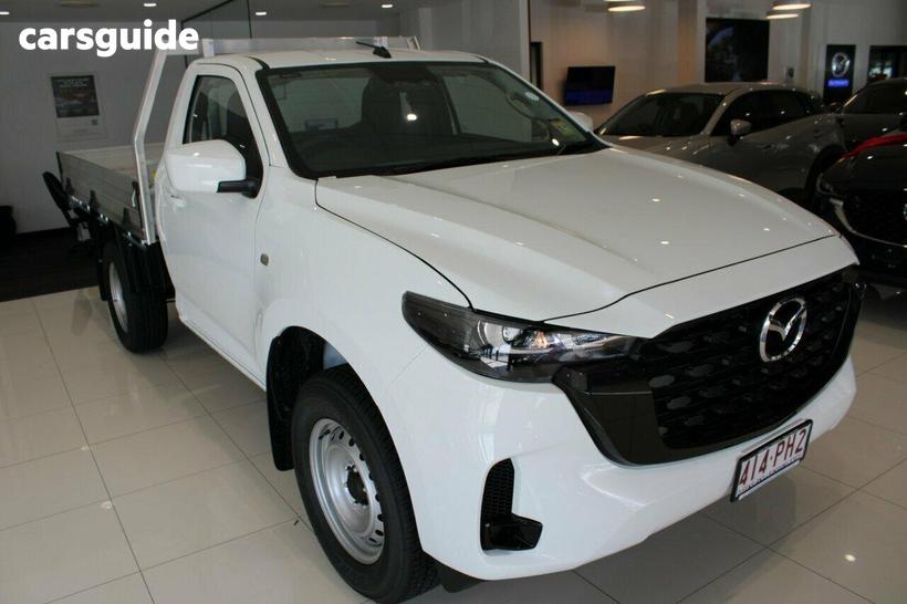 White 2026 Mazda BT-50 Freestyle Cab Chassis Xt (4X4)