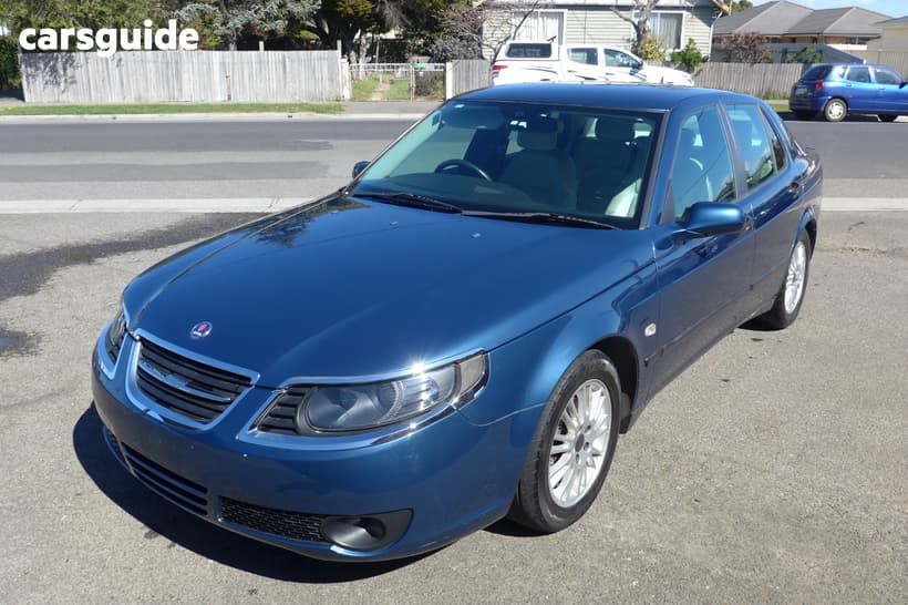 Blue 2006 Saab 9-5 Sedan Linear
