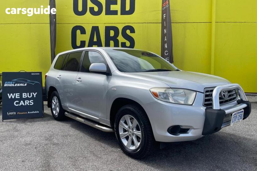 Silver 2007 Toyota Kluger SUV GSU40R