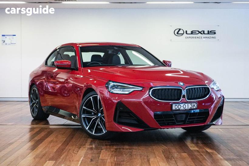Red 2023 BMW 220I Coupe M Sport