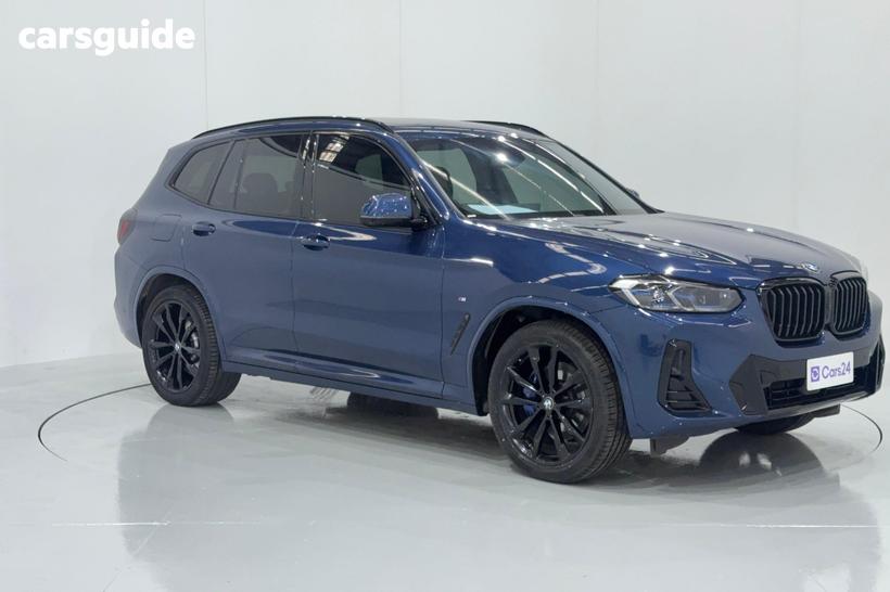 Blue 2022 BMW X3 Wagon Xdrive30I M Sport