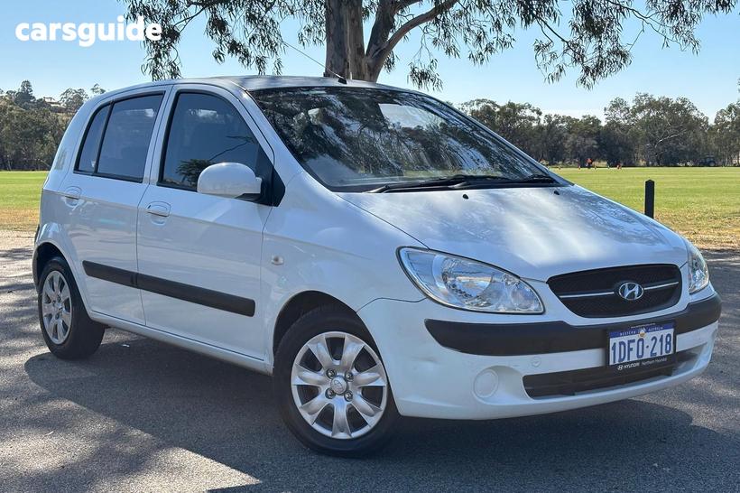 White 2010 Hyundai Getz Hatchback Sx