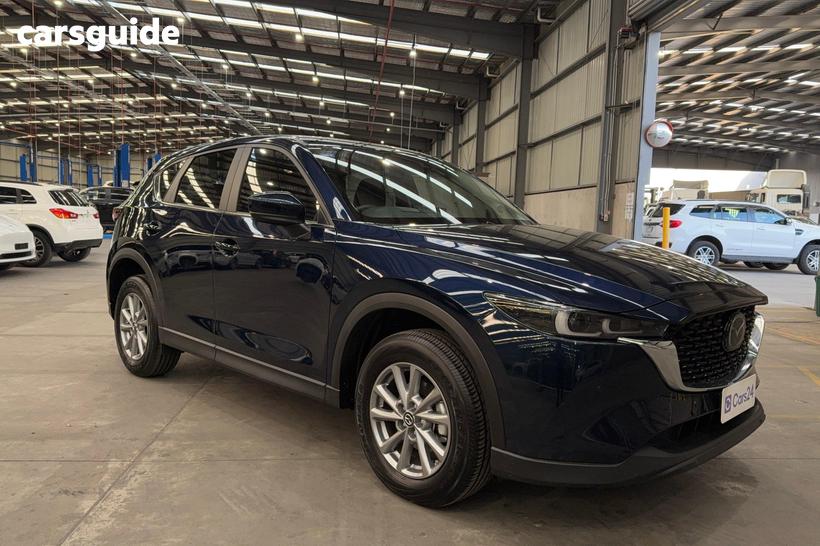 Blue 2025 Mazda CX-5 Wagon G25 Maxx Sport (Fwd)