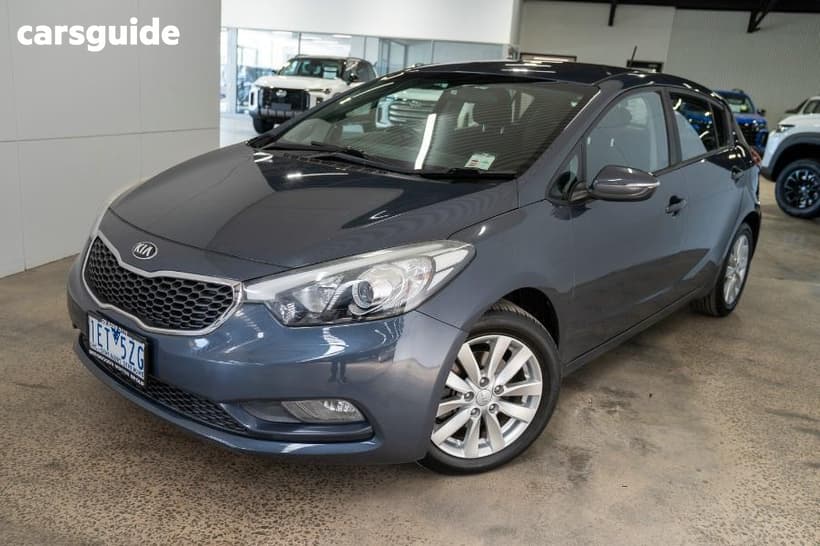 Blue 2014 Kia Cerato Hatchback S Premium