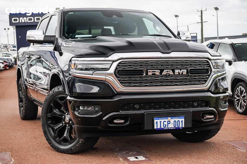 Black 2021 RAM 1500 Crew Cab Utility Limited Rambox (Hybrid)