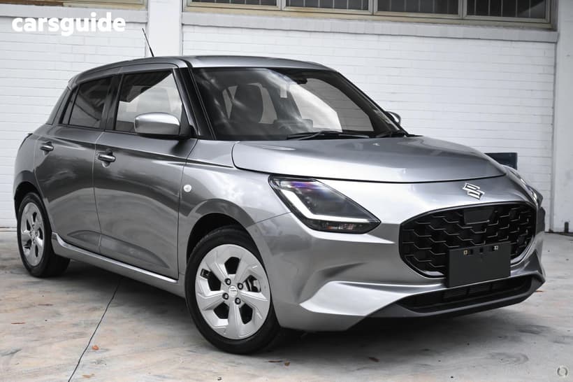 Silver 2026 Suzuki Swift Hatchback Hybrid Plus
