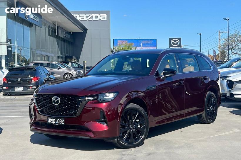 Red 2025 Mazda CX-80 Wagon P50E Azami