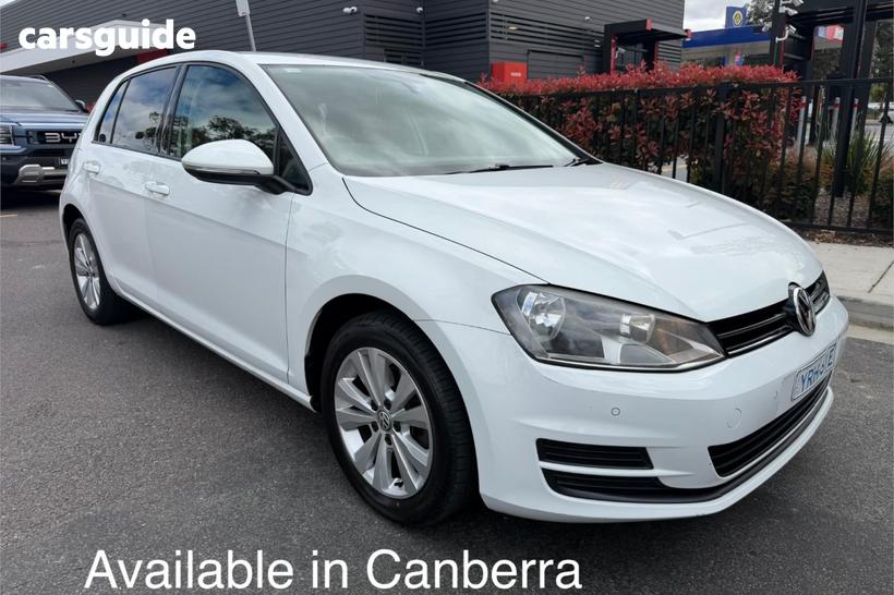 White 2013 Volkswagen Golf Hatchback 90 Tsi Comfortline