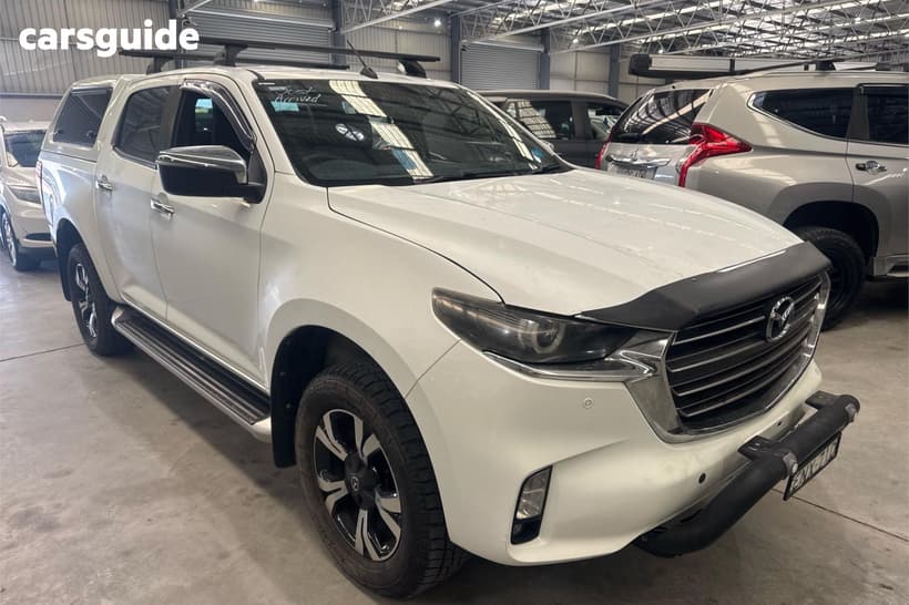 White 2020 Mazda BT-50 Dual Cab Pick-up Gt (4X4)