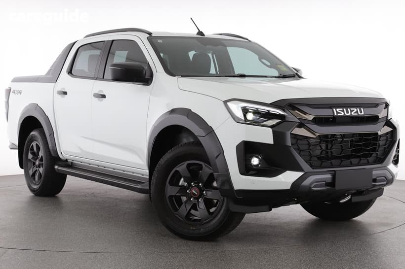 White 2026 Isuzu D-MAX Crew Cab Utility X-Terrain (4X4)