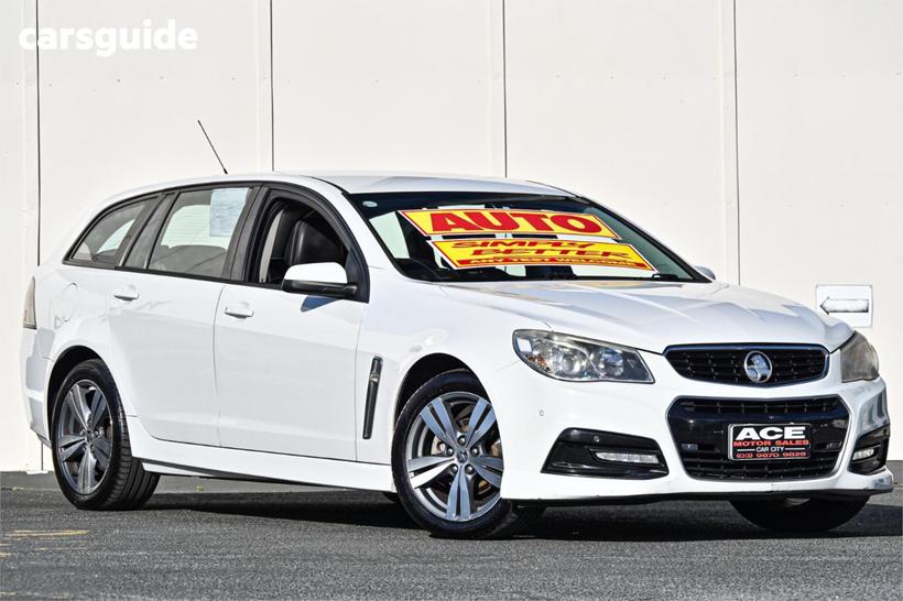 White 2014 Holden Commodore Sportswagon Sv6