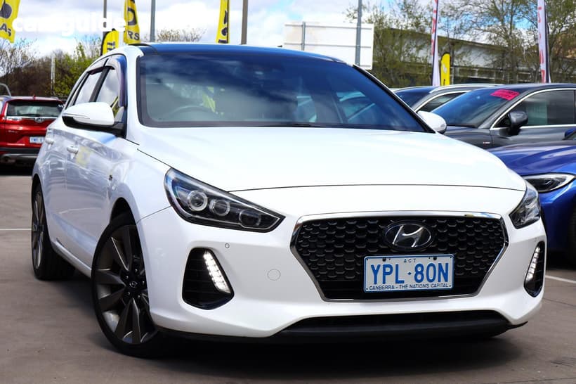 White 2017 Hyundai I30 Hatchback Sr Premium