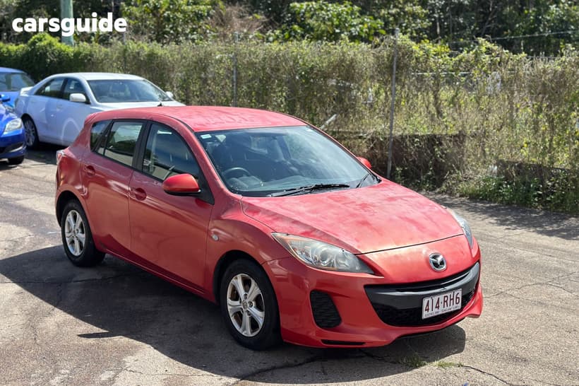 Red 2012 Mazda 3 Hatchback Neo