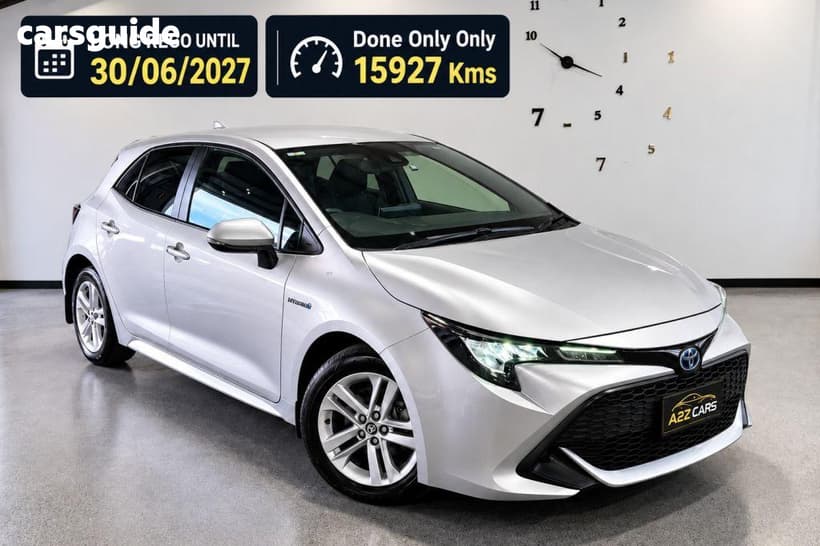 Silver 2020 Toyota Corolla Hatchback Ascent Sport (Hybrid)