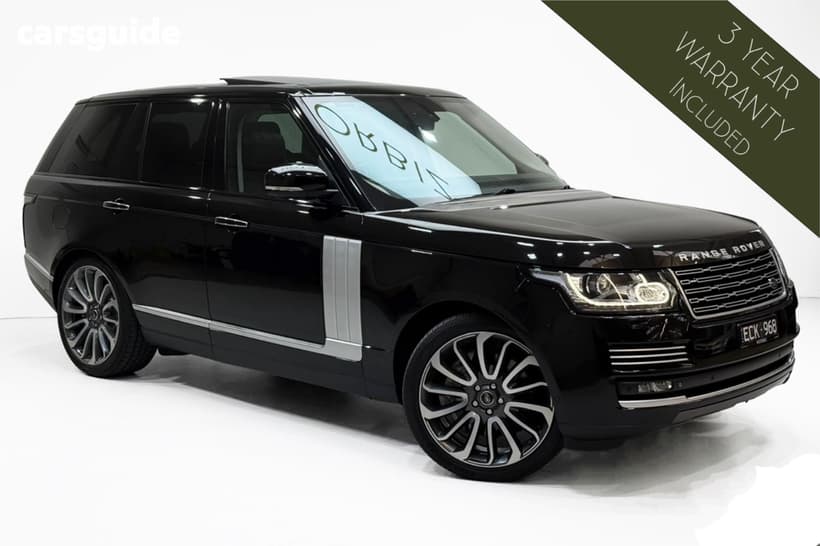 Black 2013 Land Rover Range Rover SUV V8SC AUTOBIOGRAPHY 4X4