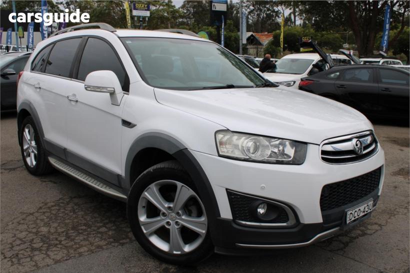 White 2015 Holden Captiva Wagon 7 Ltz (4X4)