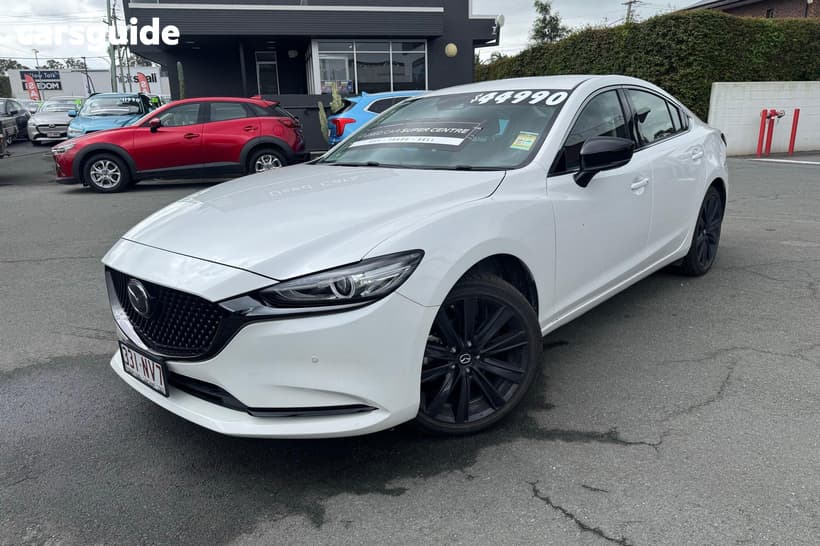 White 2024 Mazda 6 Sedan G35 Gt Sp