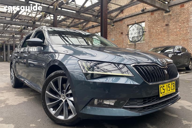 Grey 2017 Skoda Superb Wagon 162 Tsi