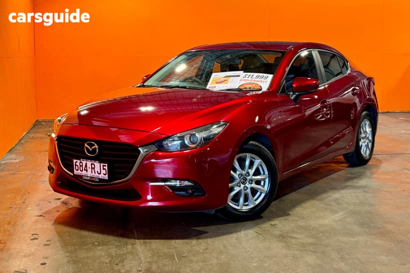 Red 2019 Mazda 3 Sedan Maxx Sport (5Yr)