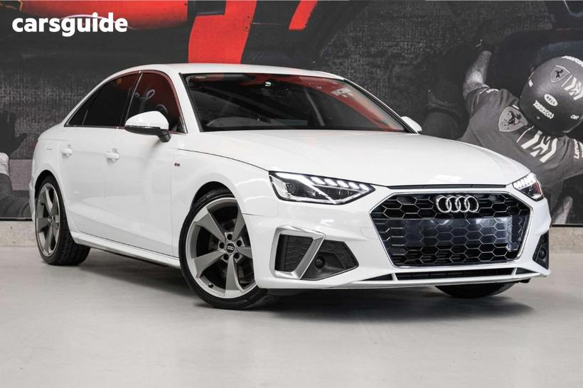 White 2022 Audi A4 Sedan 35 Tfsi S Line Mhev