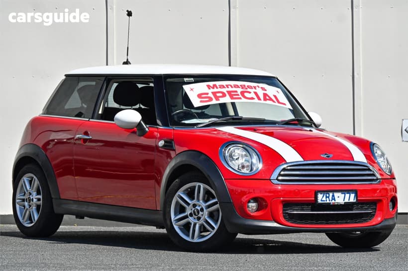 Red 2013 Mini Hatch Hatch COOPER F