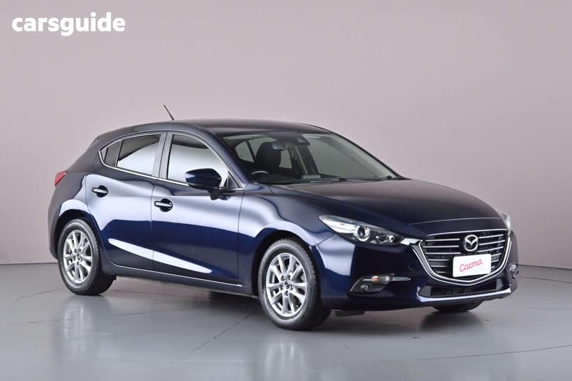 Blue 2018 Mazda 3 Hatchback Maxx Sport