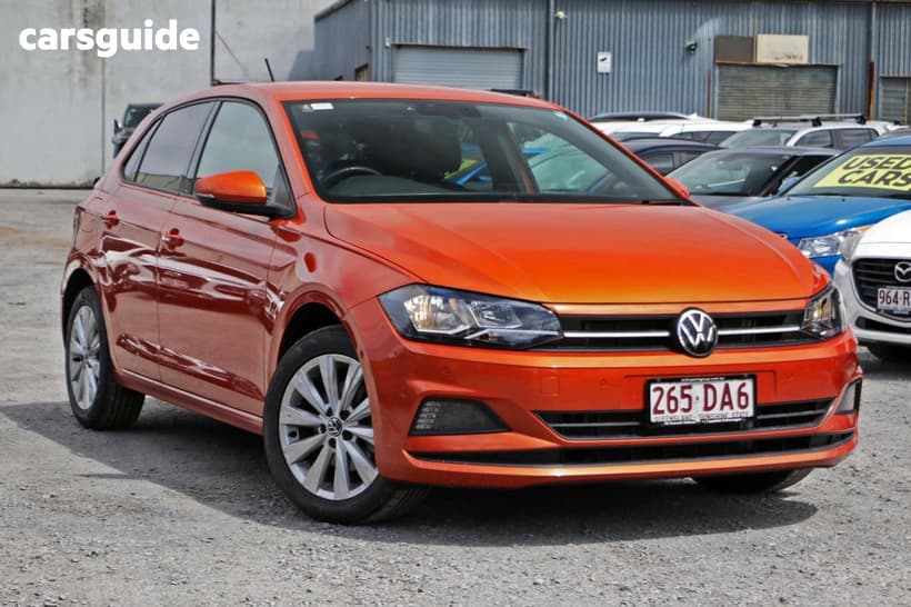 Orange 2021 Volkswagen Polo Hatchback 85Tsi Style